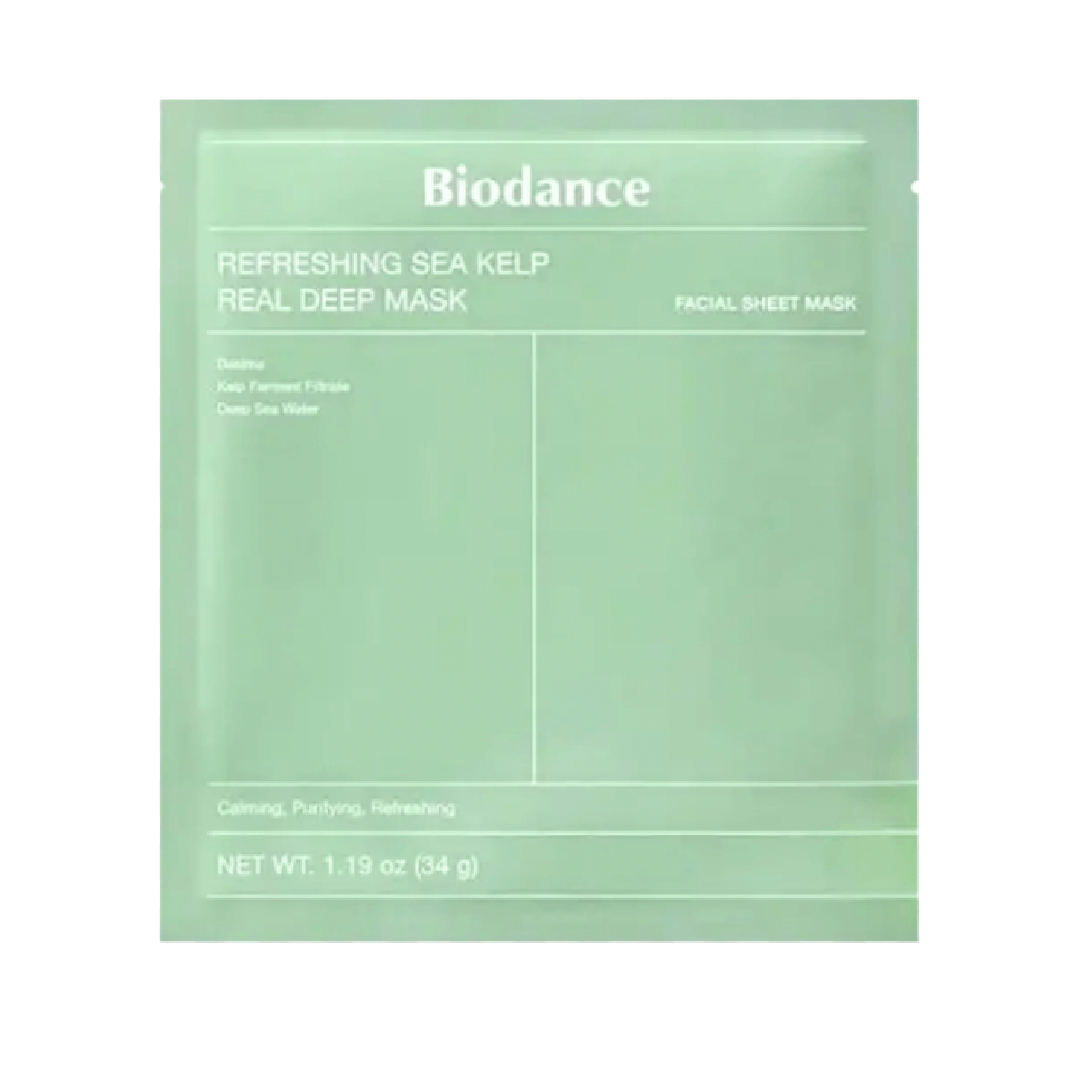 [Biodance] Refreshing Sea Kelp Real Deep Mask 4pc