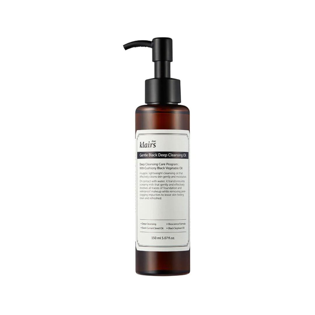[Dear, Klairs] Gentle Black Deep Cleansing Oil 150 mL