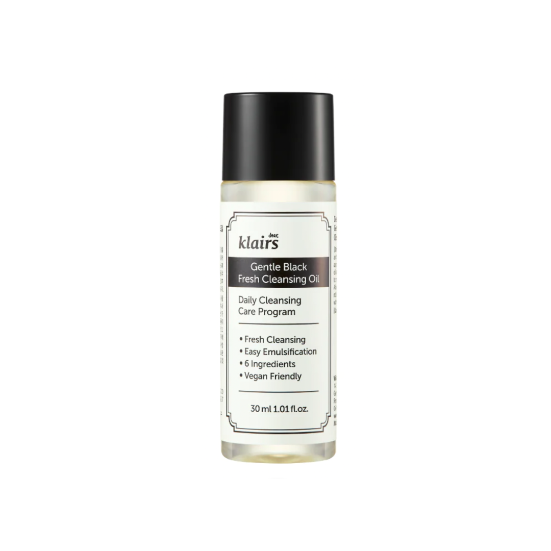 [Dear, Klairs] Mini Gentle Black Fresh Cleansing Oil 30ml