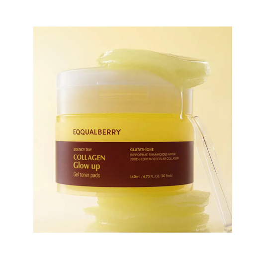 [Eqqualberry] Collagen Glow Up Gel Toner Pad