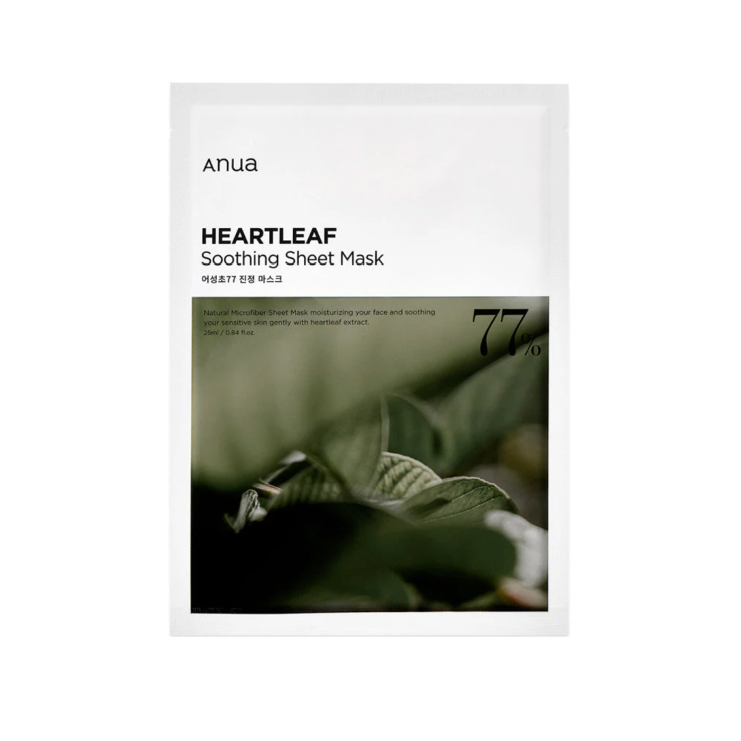 [ANUA] Heartleaf 77% Soothing Sheet Mask 10pcs