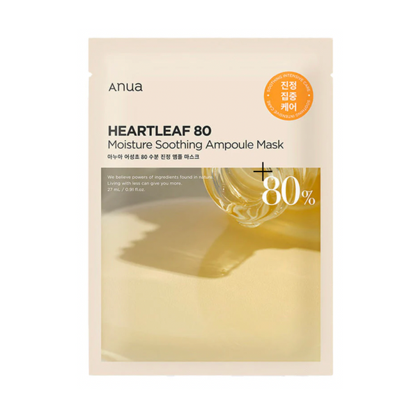 [ANUA] Heartleaf 80 Moisture Soothing Ampoule Mask 1pcs