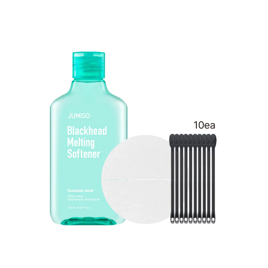 [Jumiso] Blackhead Melting Softener 150ml Cotton Pad & Swab Kit