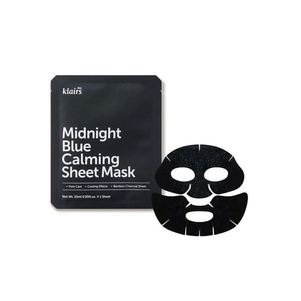 [Dear, Klairs] Midnight Blue Calming Sheet Mask 25ml