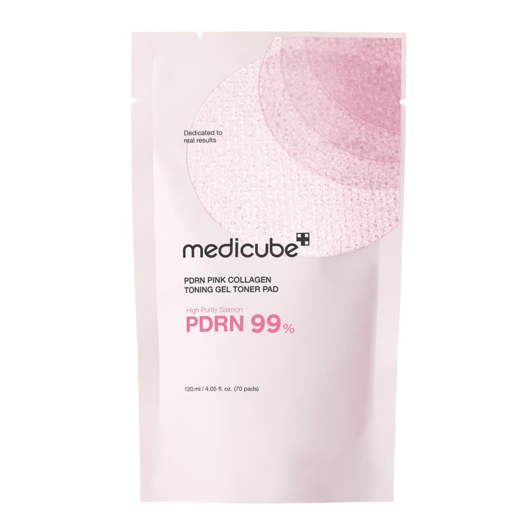 [Medicube] PDRN Pink Collagen Toning Gel Toner Pad