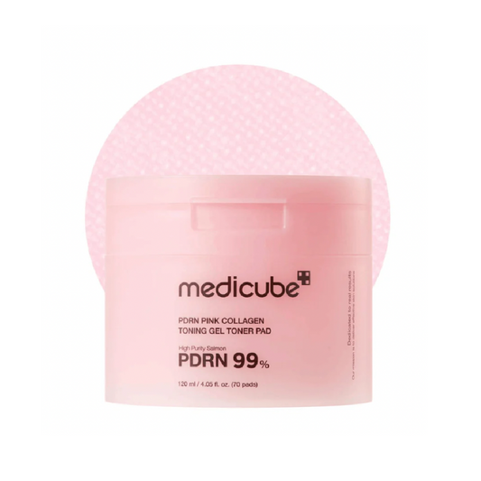 [Medicube] PDRN Pink Collagen Toning Gel Toner Pad