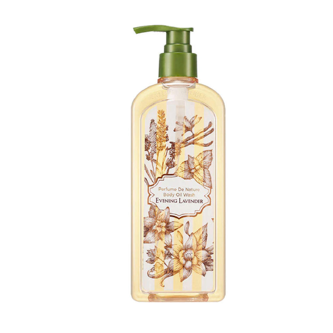 [NATURE REPUBLIC] Perfume De Nature Body Oil Wash - Evening Lavender 345ml