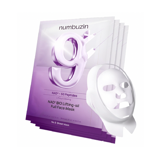 [NUMBUZIN] No.9+ NAD+ Bio Lifting-sil Full Face Sheet Mask (1PCS)