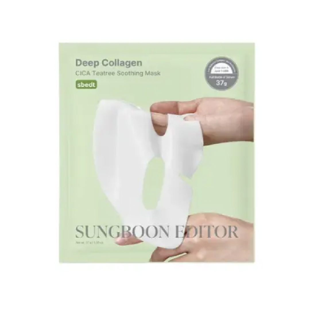 [SUNGBOON EDITOR] Deep Collagen Cica Teatree Soothing Mask