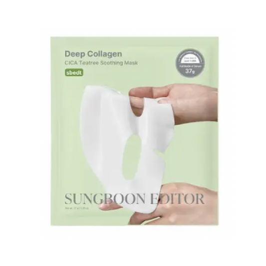 [SUNGBOON EDITOR] Deep Collagen Cica Teatree Soothing Mask