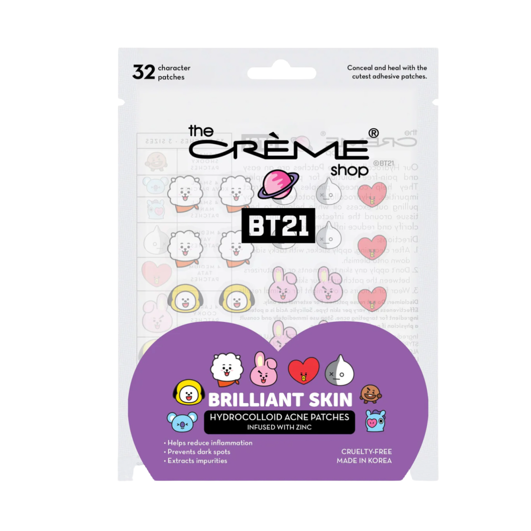 [The Creme Shop] Hydrocolloid Acne Patches - BT21 Brilliant Skin