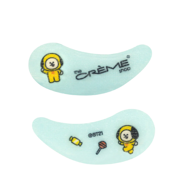 [The Creme Shop] “Work Hard, Rest Hard!” CHIMMY BT21 Hydrogel Under Eye Patches - Collagen + Chamomile + Cucumber