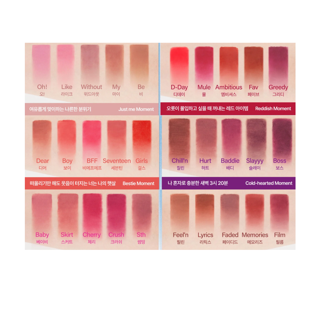 [fwee] Lip & Cheek Blurry Pudding Pot - 35 Shades