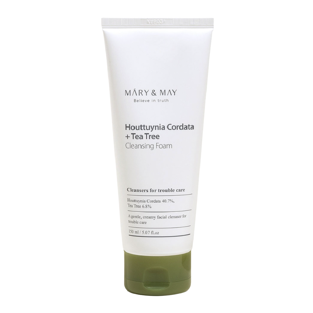 [Mary&May] Houttuynia Cordata + Tea Tree Cleansing Foam 150ml