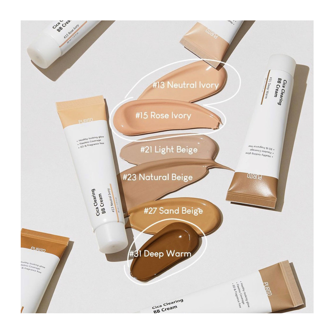 [PURITO] Cica Clearing BB Cream - Caramel Beige 29