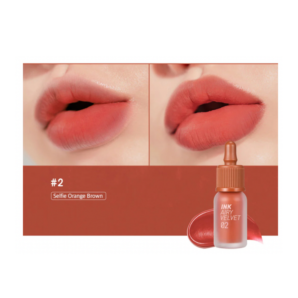 [Peripera] Ink Airy Velvet Selfie Orange Brown 002