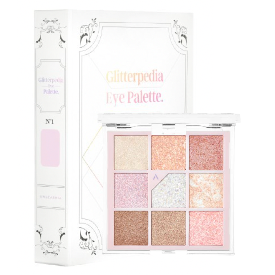 [UNLEASHIA] Glitterpedia Eye Palette - N°1 All Of Glitter