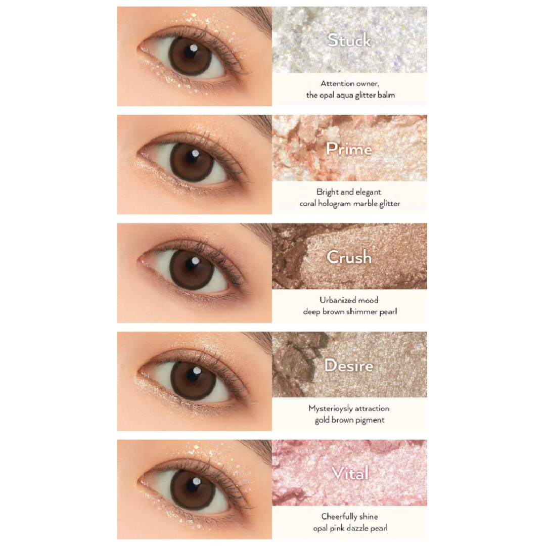 [UNLEASHIA] Glitterpedia Eye Palette - N°1 All Of Glitter